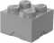 Kutija za odlaganje LEGO® Kocka 4  25x25x18cm kamenosiva 4003 - thumbnail 0