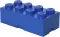 Kutija za odlaganje sa poklopcem LEGO® Kocka 8  50x25x18cm plava 4004 - thumbnail 0