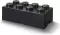 Kutija za odlaganje sa poklopcem LEGO® Kocka 8  50x25x18cm crna 4004 - thumbnail 0