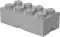 Kutija za odlaganje sa poklopcem LEGO® Kocka 8  50x25x18cm siva 4004 - thumbnail 0