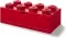 Stona fioka LEGO® Kocka 8 30x15x11cm crvena 4021 - thumbnail 0