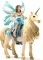 Schleich Bayala figurice - Vila Ejela jaše zlatnog jednoroga 42508 - thumbnail 0