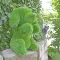 AniPlants Kuca koja sedi 50 cm baštenski ukras od veštačke trave - thumbnail 0