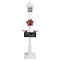 LED Novogodišnja Ulična Lampa Sa Sneškom i Melodijama 180 cm White - thumbnail 0