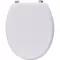 Tendance Wc Daska Sa Inox Okovima 37,5x46cm Mdf Bela - thumbnail 0