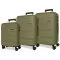 Komplet ABS kofera 75/65/55cm Roll Road Flex Khaki 58494 - thumbnail 0