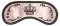 DayDream Maska za spavanje Swarovski Crown pink S-4006 - thumbnail 0