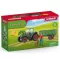 Traktor sa prikolicom i figure farmera i psa Schleich® 42608 - thumbnail 0