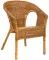 Fotelja od Prirodnog Ratana Fabion Natural Wash - thumbnail 0
