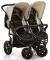 Hauck Kolica za blizance Roadster Duo Caviar-Almond 5030095 - thumbnail 0