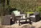 Wicker Ratan Lounge Set Shirley - 2 Fotelje, Dvosed i Sto - thumbnail 0