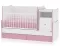 Lorelli Drveni krevetac za bebu Trend Plus White Pink - thumbnail 0