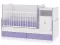 Lorelli Drveni krevetac Trend Plus White Violet - thumbnail 0