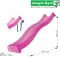 Vodeni Tobogan Spust 2.65 m - Jungle Gym Sa TUV Sertifikatom Pink - thumbnail 0