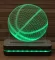 Black Cut 3D Noćna LED lampa Green Basketball B003GREEN - thumbnail 0