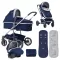 LORELLI Kolica za bebe S500 SET Blue Travelling - thumbnail 0