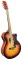 Akustična gitara sa aktivnom elektronikom Moller 1054 Sunburst - thumbnail 0