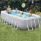 Pravougaoni nadzemni bazen 4 x 2 x 1 m sa pumpom i merdevinama Intex Prism Frame 26788 - thumbnail 0