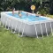 Intex pravougaoni bazen 488 x 244 x 107 cm Prism Frame 26792 sa kompletnom opremom - thumbnail 0