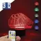 3D LED RGB lampa sa promenljivom bojom svetlosti Brod - thumbnail 0