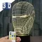 3D LED RGB lampa sa promenljivom bojom svetlosti Iron Man - thumbnail 0