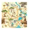 Podne puzzle Safari 9 komada 320x320mm - thumbnail 0