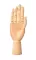 POP ABLE Model za crtanje MANIKIN - desna ženska šaka 25cm 616013 - thumbnail 0