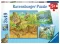 Puzzle 3x49 delova Životinje u svojim staništima Ravensburger 08050 - thumbnail 0
