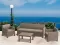 Baštenski set Orlando 3 Seater Cappuccino - thumbnail 0