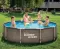 Okrugli bazen sa metalnim ramom 305x76cm Summer Waves Rattan Sa filter pumpom - thumbnail 0