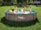 Okrugli bazen sa metalnim ramom 366x76cm Summer Waves Rattan Sa filter pumpom - thumbnail 0