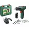 Akumulatorska bušilica odvrtač Bosch EasyDrill 1200 sa priborom i dve baterije 06039D3007 - thumbnail 0