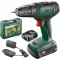 Akumulatorska bušilica odvrtač Bosch UniversalDrill 18 sa dve baterije 06039D4002 - thumbnail 0