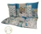 Jastuk Za Baštensku Ljuljašku 100 x 50 x 50 cm BLUE PATCHWORK - thumbnail 0