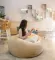 Velvet Lazy Bag fotelja krem - thumbnail 0