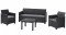 Baštenska garnitura Elodie 3 seater Graphite 246150 - thumbnail 1