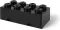 Dupla fioka za odlaganje LEGO® Kocka 8  50x25x18cm crna 4006 - thumbnail 1