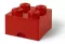 Stona fioka LEGO® Kocka 4  15x15x11cm crvena 4020 - thumbnail 1