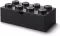 Stona fioka LEGO® Kocka 8 30x15x11cm crna 4021 - thumbnail 1