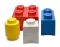 Set od 4 LEGO® kutije za odlaganje crvena, žuta, plava i bela 4015 - thumbnail 1