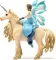 Schleich Bayala figurice - Vila Ejela jaše zlatnog jednoroga 42508 - thumbnail 1