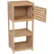Ormarić Za Kupatilo - 1 Vrata i 2 Police Trinidad 36,5x30x83cm Mdf Bamboo - thumbnail 1