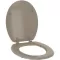 Tendance Wc Daska Mdf Sa Plasticnim Okovima 37,5x46cm Mdf Sivo Smedja - thumbnail 1