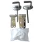 Tendance Wc Daska Sa Inox Okovima 37,5x46cm Mdf Bela - thumbnail 1