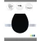 Tendance Wc Daska Mdf Sa Metalnim Okovima Soft Close 37,5x46 Cm Crna - thumbnail 1
