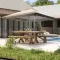 Sklopivi Gazebo sa Mehanizmom 3.5 x 3.5 m Podesiva Visina - thumbnail 1