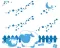 Zidni tatoo Sweet Lullaby D02 170x120cm 47A7DE 0071B5 - thumbnail 1