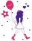 Zidni tatoo Girl With Baloons D06 90x120cm 4F218B D72D6D - thumbnail 1