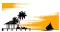 Zidni tatoo Paradise Island PS01 150x75cm 060606 FFA600 - thumbnail 1