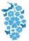 Zidni tatoo Nature Surf PP04 60x90cm 47A7DE 0071B5 - thumbnail 1